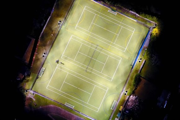 Beechcroft Walking Football Aerial
