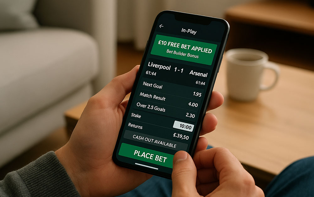 Football free bets on mobile