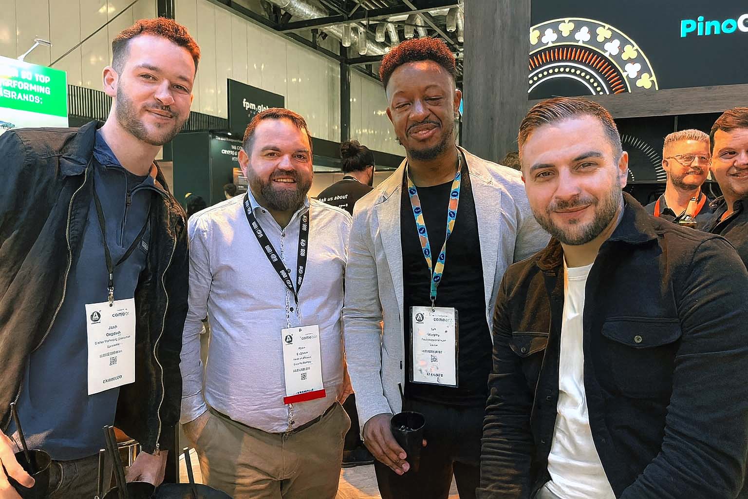 Group of people at an iGaming event.